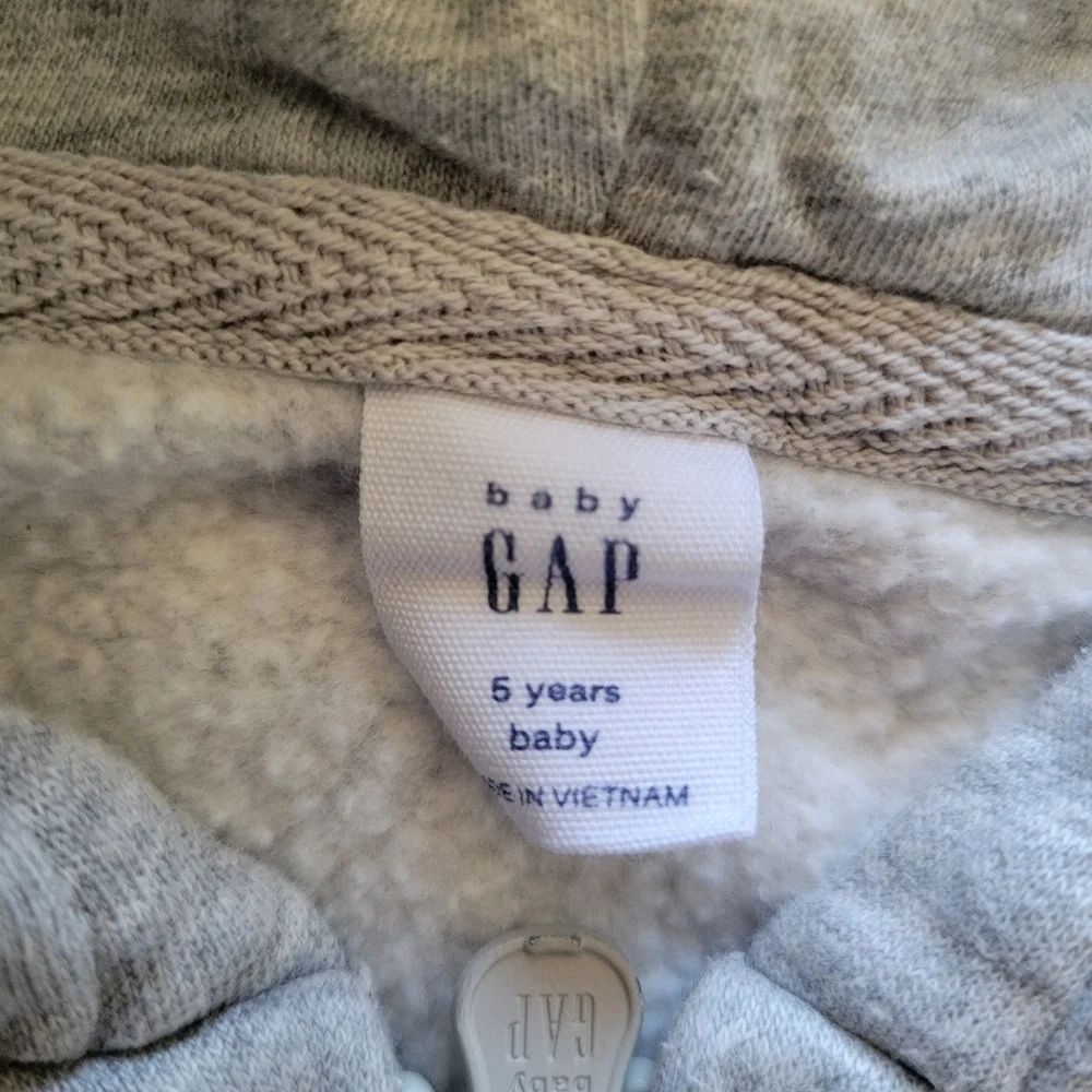 Baby Gap Zip-Up Hoodie.